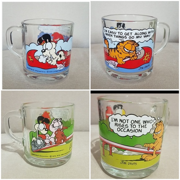 Mc. Donalds Other - Two Vintage collection Garfield coffee mugs